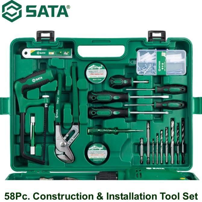 Tool Kit Set Sata 05156 - 58 Pcs Construction & Installation Tool Set Sata Tools