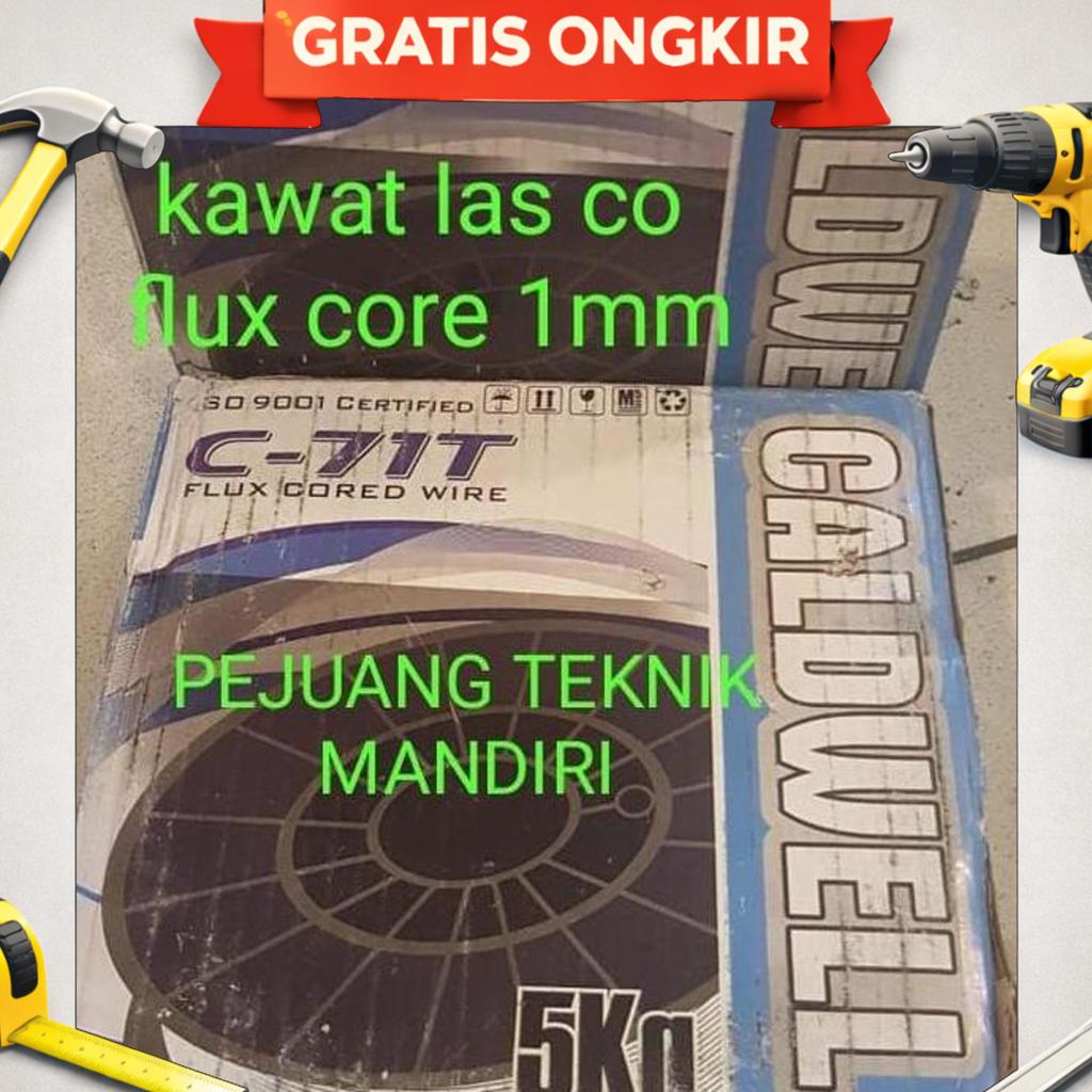 Mig Wire Flux Core E71T 1Mm Kawat Las Co Flux Core 1 Mm Tanpa Gas