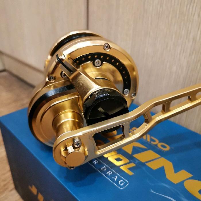 (Termurah) Reel Pancing Daido Jigking Gold 200L 300L 400L Overhead Bestseller