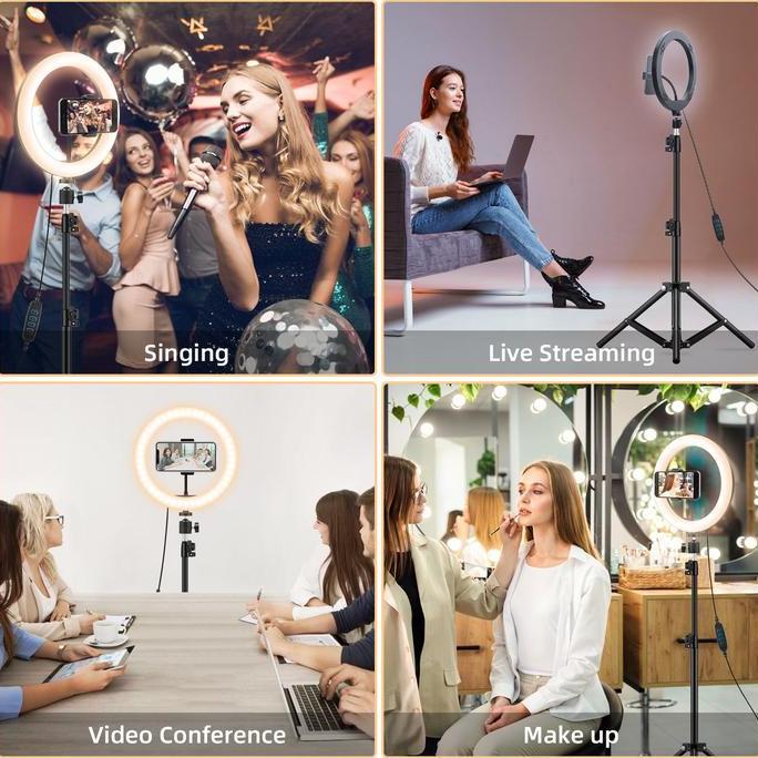 Xxct- Tripod Ring Light 2 Meter Besi Tripot Handphone Panjang Kuat Kokoh