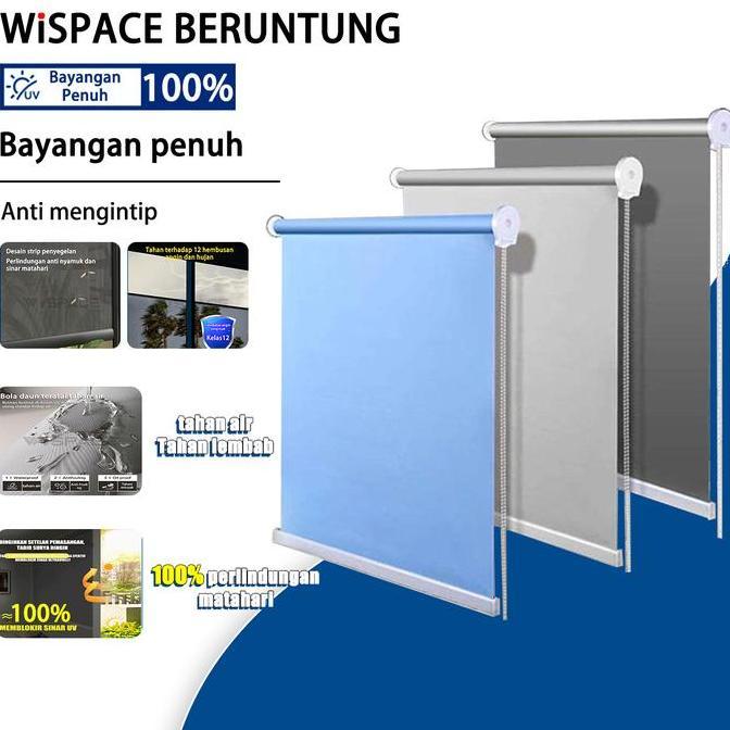 Lukas.pablo - Tirai Gorden Tirai Kantor Tarik Roller Blind Tirai Jendela Aesthetic Gorden Tarik tira