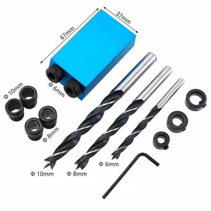 Onair- Paket Hemat Dowel Jig + Rdeer Pocket Hole Jig