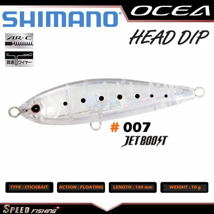 (Diskon) Lure Shimano Ocea Head Dip 140 Offshore Popping Bestseller