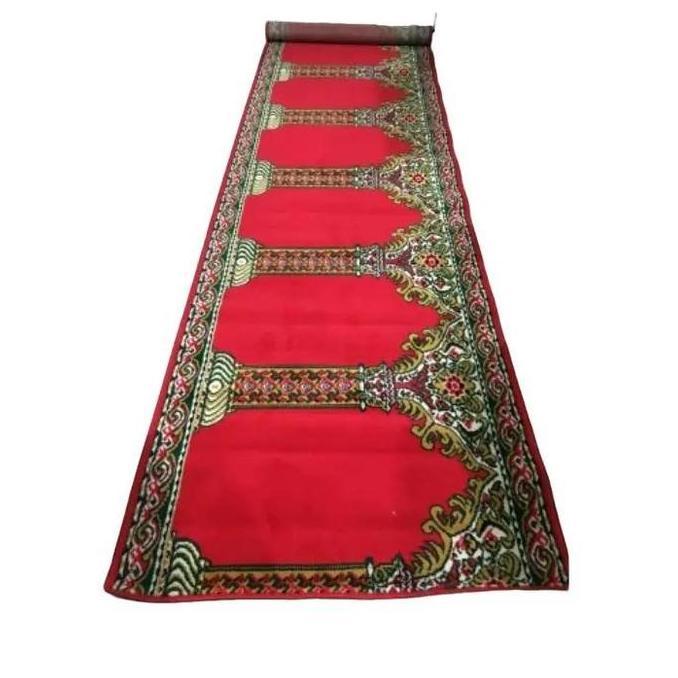 Diskon Karpet Roll Masjid Sajadah Mushola Permadani Ukuran 105Cm X 570Cm