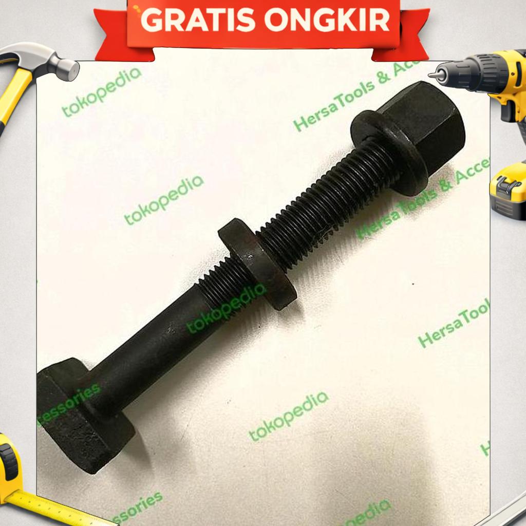 Baut T Slot Set M20 X 150Mm 175Mm 200Mm Baut Clamp Injection Dengan Mur Flange Nut M20-32 Dan Ring I
