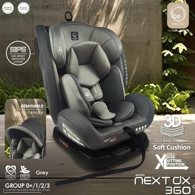 Babyelle Next 360 Rotate Isofix Car Seat /Babyelle Next Dx 360 Rotate Isofix Car Seat