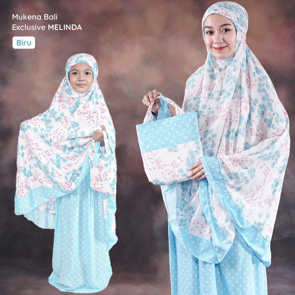 Mukena Bali Melinda Couple Ibu Dan Anak Bagus Mukena Rayon Mukena Mukena Rayon