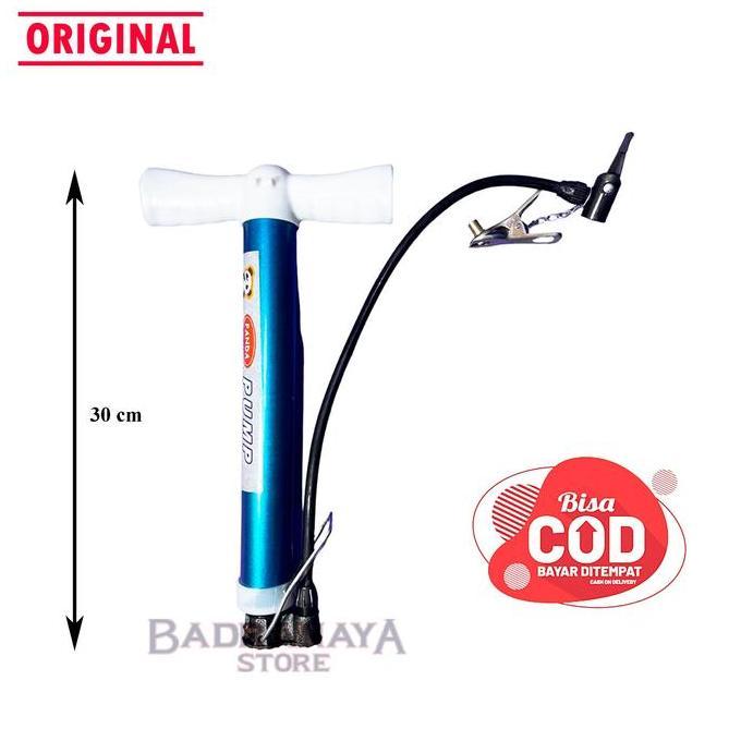 Autopic- Pompa Ban Pendek Kecil Sepeda, Motor Mini Kompa Angin Tangan Kompaan