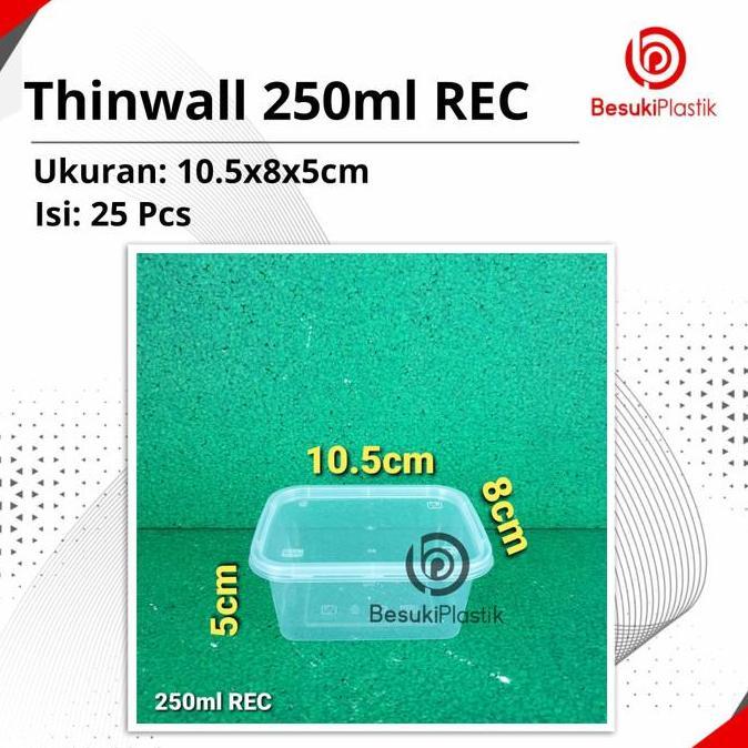 Thinwall 250ml REC / Box Thinwall 250ml / Kotak Thinwall 250ml