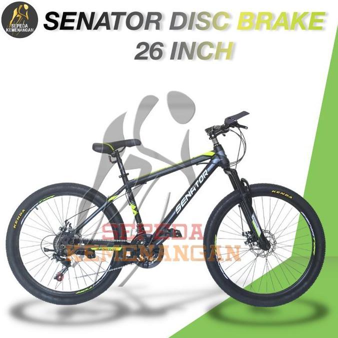 Terlaris Sepeda Gunung Mtb Senator Disc Brake Ukuran 26 Inch