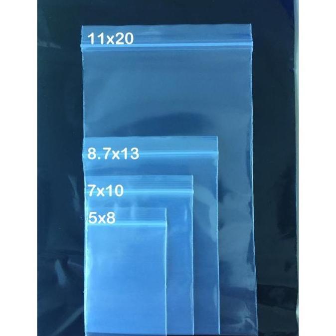 KLIP PP SMPI CUSTOM 11x20 60 MICRON TEBAL PLASTIK ZIPPER