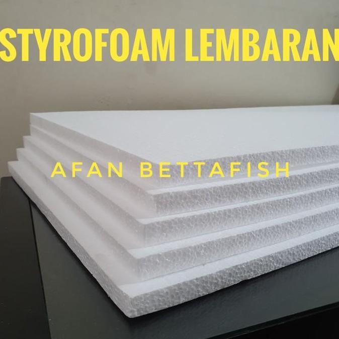 Styrofoam Lembaran Medium 200 x 100 x 1 cm Tebal Sterefoam 1cm Medium