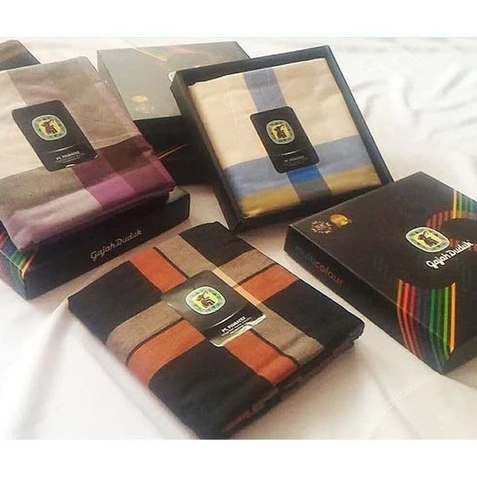 Terlaris Sarung Gajah Duduk Multicolour Multi Color Kain Tenun Motif Warna Dewasa Pria Laki Nusantar