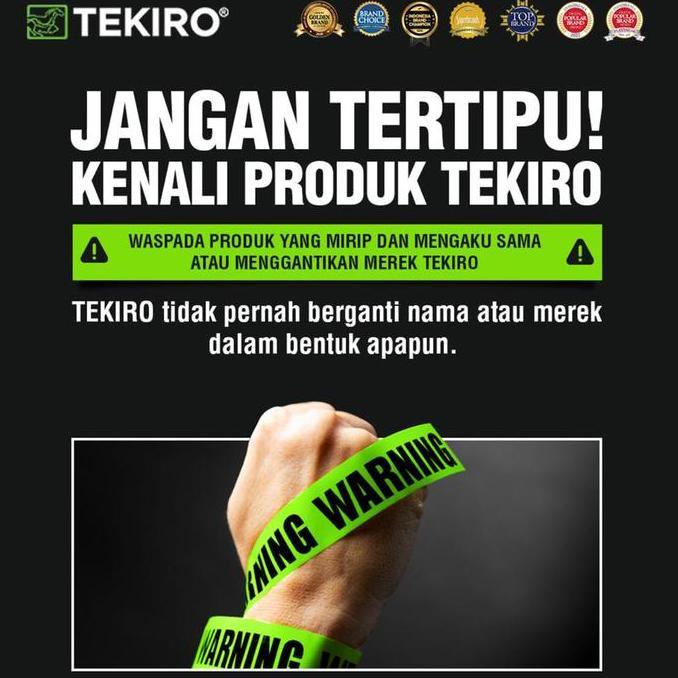 Kunci Sok 12 mm PANJANG Hitam Stang 1/2" inch 6 PT Deep Impact TEKIRO