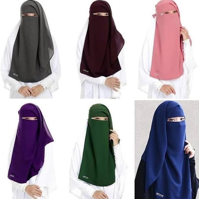 CADAR NIQAB YAMAN SAVIRA MINI/ NIQAB YAMAN MESIR TERMURAH TER BEST SELLER/ Niqab Dewasa 29 Variasi W