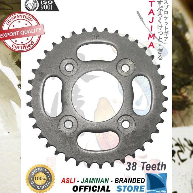 Gigi Tarik 428-38T HONDA Supra X 125 Gir Belakang Sprocket Gear TAJIMA