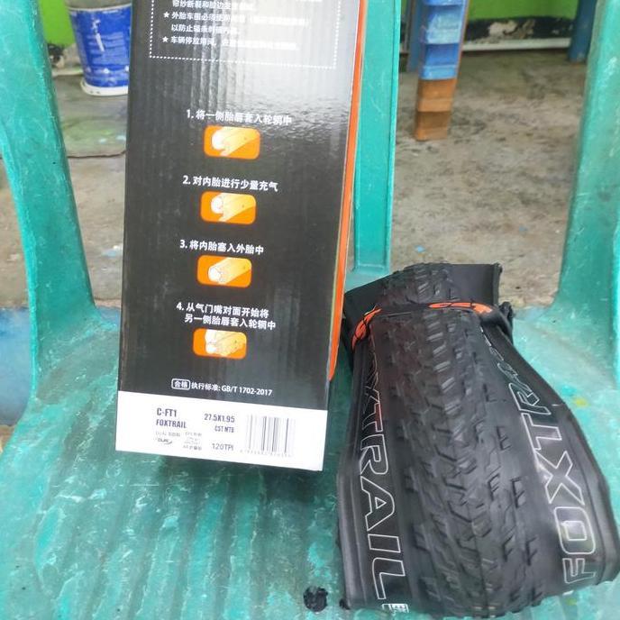 Ban sepeda CST Foxtrail 27.5x1.95 Kevlar Ultralight No Kenda Panaracer