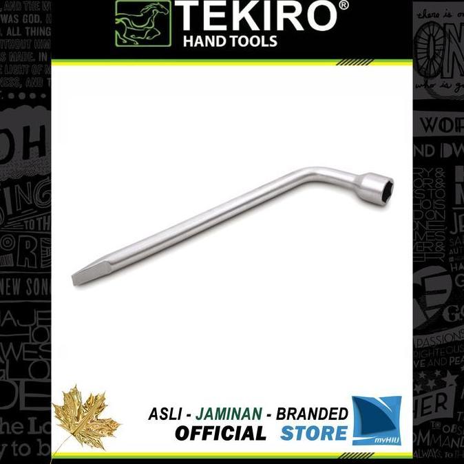 Kunci Roda 21 mm Mobil Truk Model L - Offset Wheel Nut Wrench TEKIRO