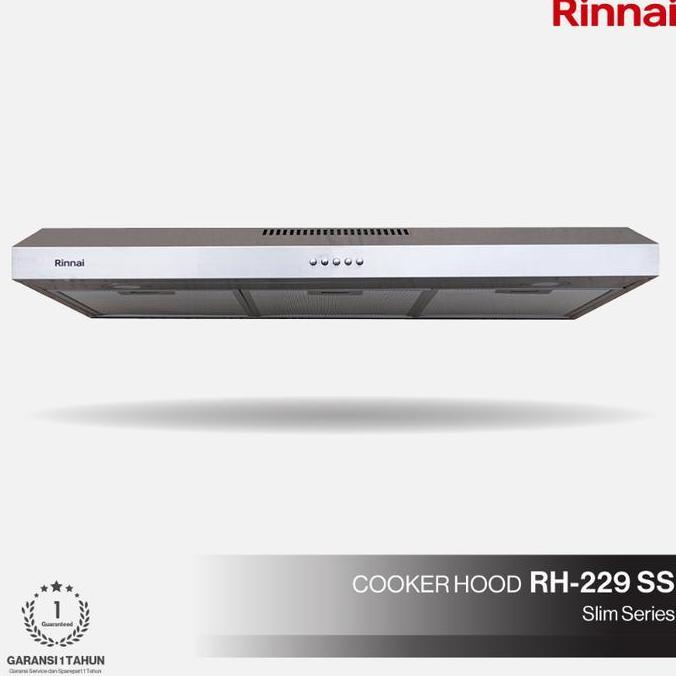 Ready Rinnai Rh-229B I Rh-229Ss Cooker Hood Penghisap Rh 229 B / Rh 299 Ss | Original 100%