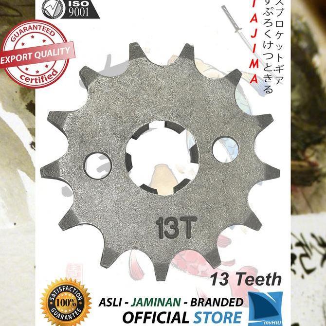 Gigi Tarik 420-13T HONDA Supra Fit New Gir Depan Sprocket Gear TAJIMA