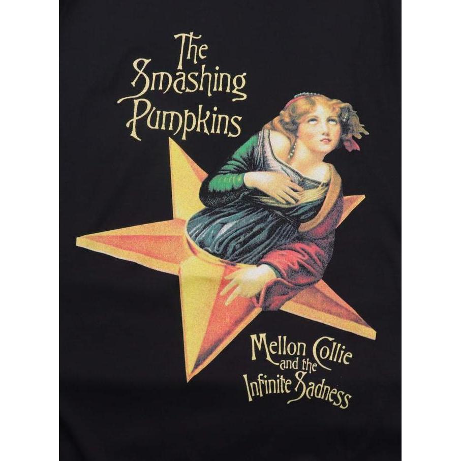Kaos Baju Metal Band Unisex SMASHING PUMPKINS Ori Mellon Collie Black