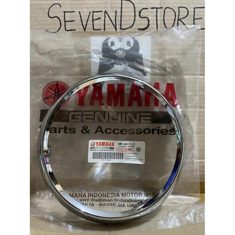 Promo Ring Lampu Depan Bulat 5BP Crom Scorpio RXK RX King Ori YGP Diskon