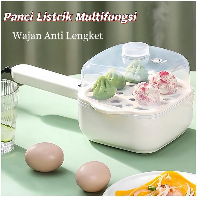 Ready Pplus Panci Listrik Serbaguna Dan Alat Rebus Telur Eletrik Serbaguna Hemat Listrik 350W  Panci