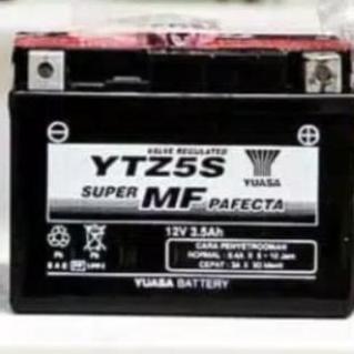 Promo accu aki sepeda motor yuasa ytz5s Motorcycle Diskon