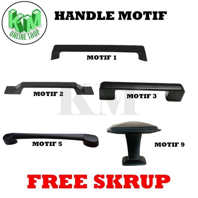 Tarikan Laci/Lemari/ Tarikan Handel Laci/Lemari Hitam Allshop