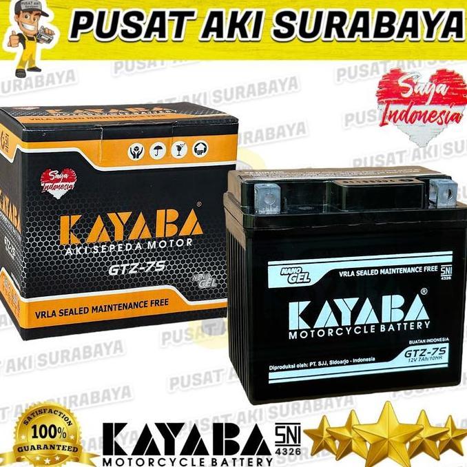 Promo AKI MOTOR NEW VARIO 150 KAYABA GTZ7S AKI KERING VARIO 125 VARIO 160 Diskon