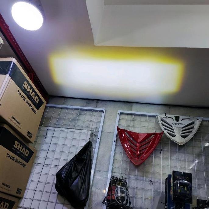 LampuLedMotorOriginalH6NineLuminos2Warna Putih Kuning Bebek Matic Allshop