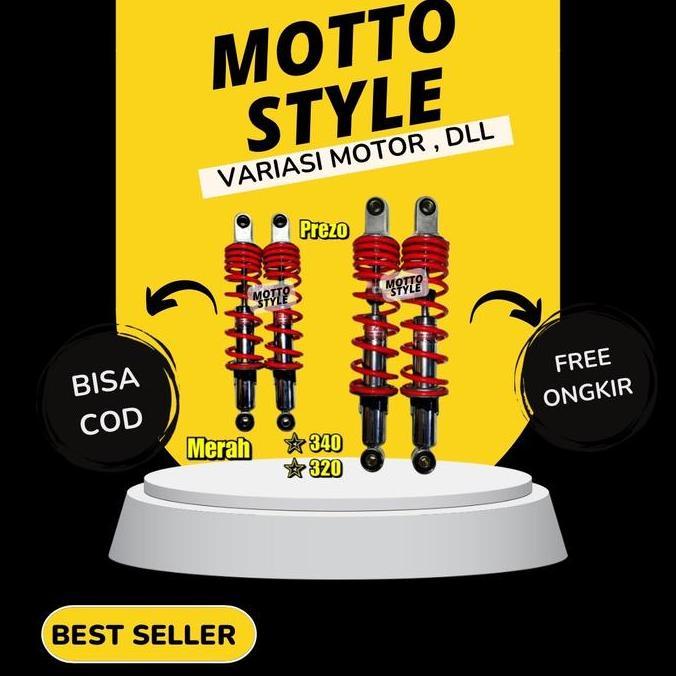 Promo Shock Shockbreaker Belakang Model Yss Top up 280 320 340mm Supra x Wave Supra fit Revo Skok Su