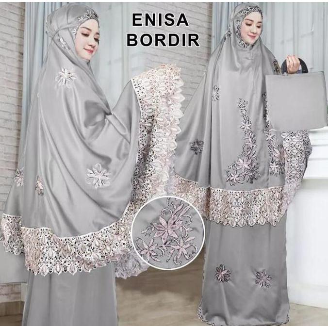 Diskon Mukena Enisa Bordir Mukena Luna Maya Dewasa Renda Bordir Terbaru 2020