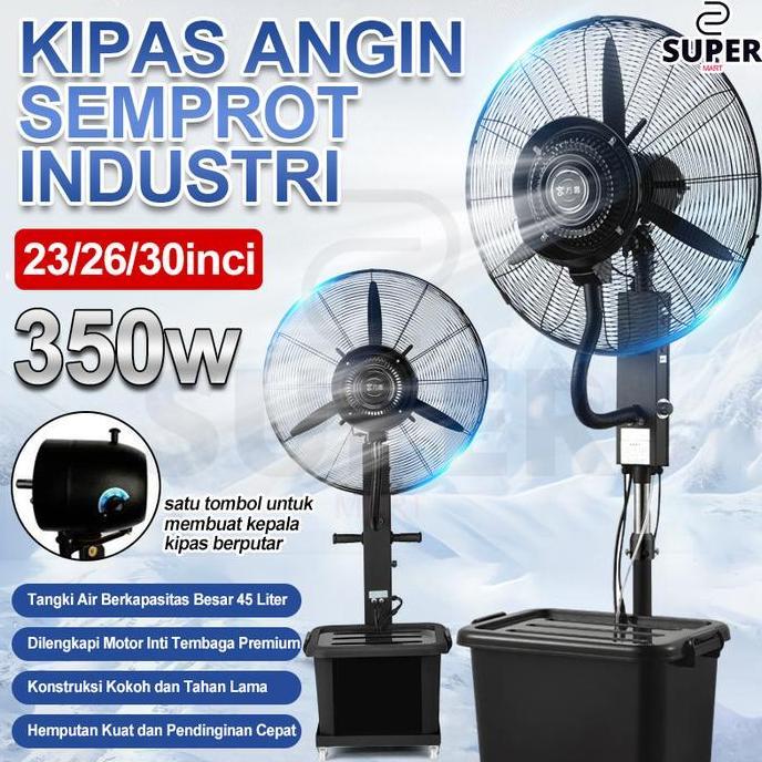 RAMAZ Mist Fans 23/26/30 inch /Kipas Angin Embun/Kipas Industri/Kipas Angin Air/Kipas Mist Kipas Ang