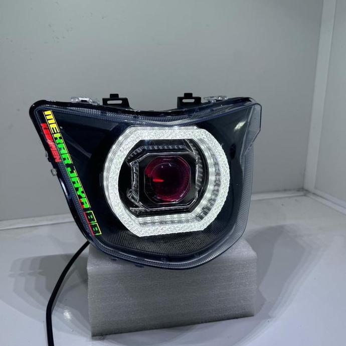 Mika Reflektor Lampu Biled Matrix Jupiter Mx King 150 V1 Shourd Akrilik Projie Motorcycle Allshop