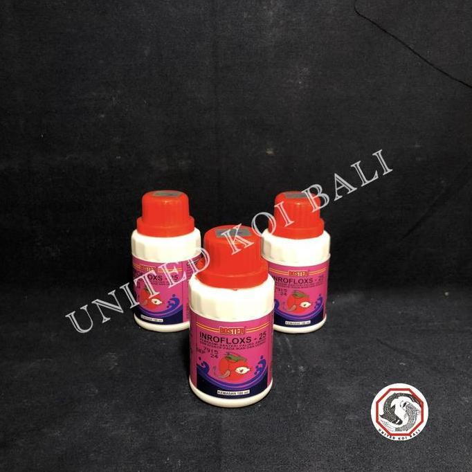 BOSTER INROFLOXS INROFLOX INROFLOK - 25 OBAT ANTIBIOTIK KOI