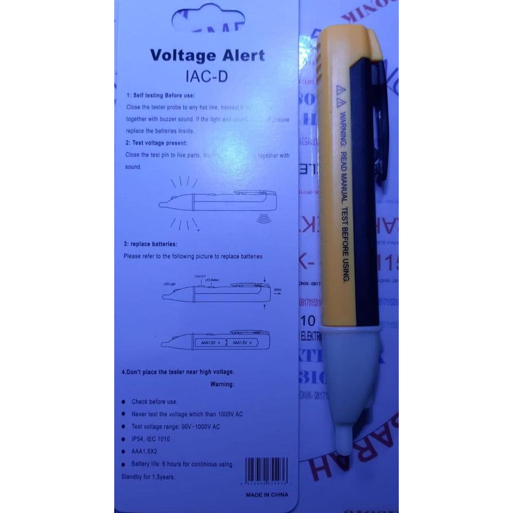 testpen Pendeteksi Aliran Listrik Tespen Bunyi Deteksi Kabel Putus