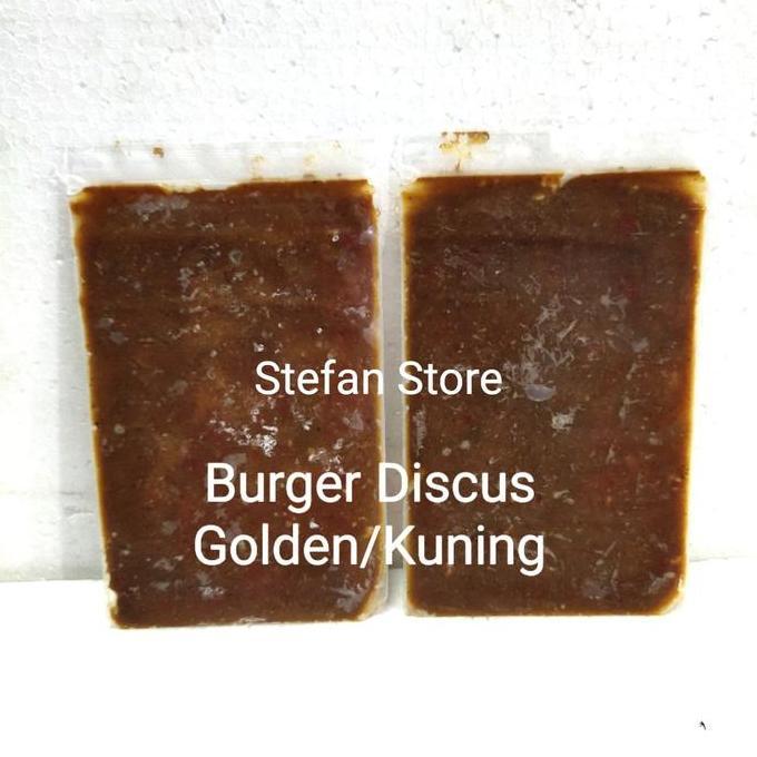 (GOJEK GRAB) Burger Discus Golden Kuning Pewarna Ikan Discus