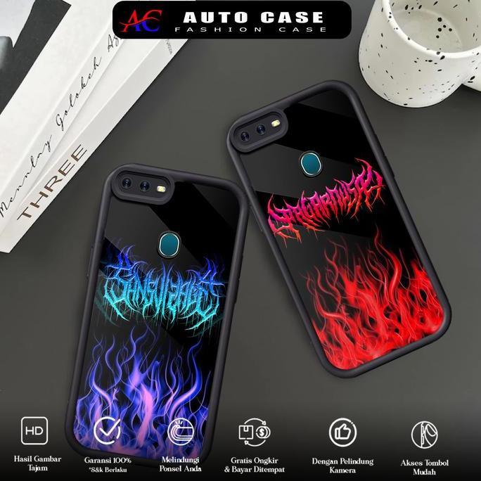 Case OPO A5S A7 A11K A12 Motif( FR ) Auto case Softcase Hape Casing 2D glossy kaca Hardcase 2D
