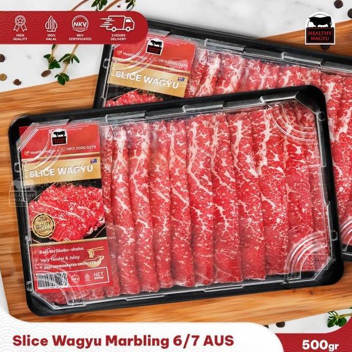 Slice Wagyu Shabu-Shabu Yakiniku Mb 6-8 500gr