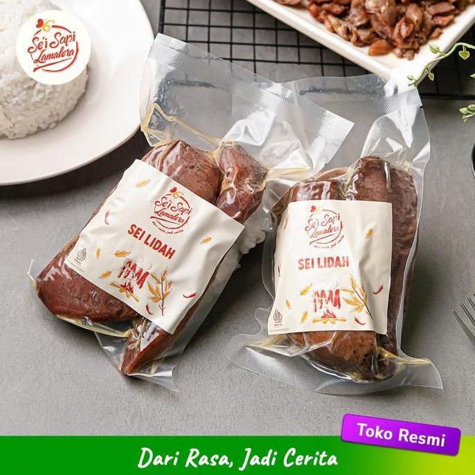 Sei Lidah Sapi 250gr | Daging Lidah Sapi Asap | Sei Sapi Lamalera | Halal