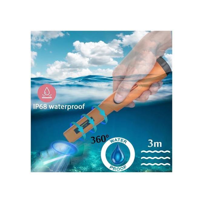Metal Detector Bawah Air Ip68 Detektor Logam Tahan Air Gp Pointer Anti Dalam Air Ip 68 Pointer At Em