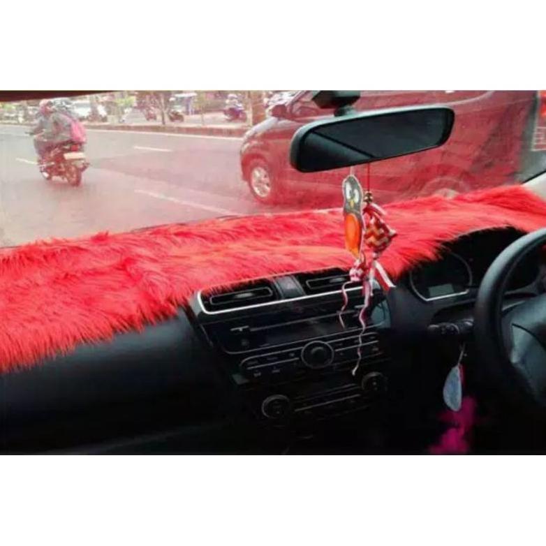 kain bulu dashboard mobil GRATIIISS tempat tissu