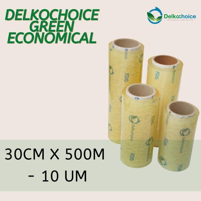 Lansungsand- Plastik Pembungkus Makanan - Food Wrap / Wrapping Delkochoice Green 30