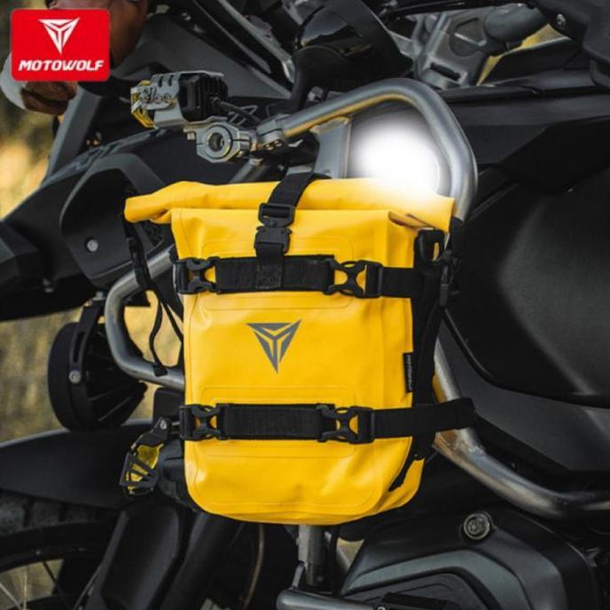 Crashbar Bag Motor Touring Motowolf Side Bag Waterproof Premium