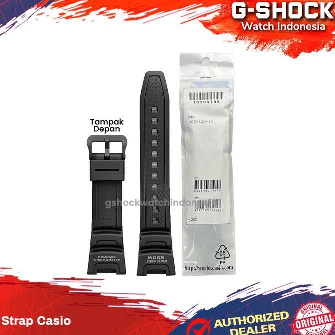 Ready Tali Strap Casio Sgw-100-1 Sgw-100 Sgw100 Sgw-100-1V Band Watch Original | Original 100%