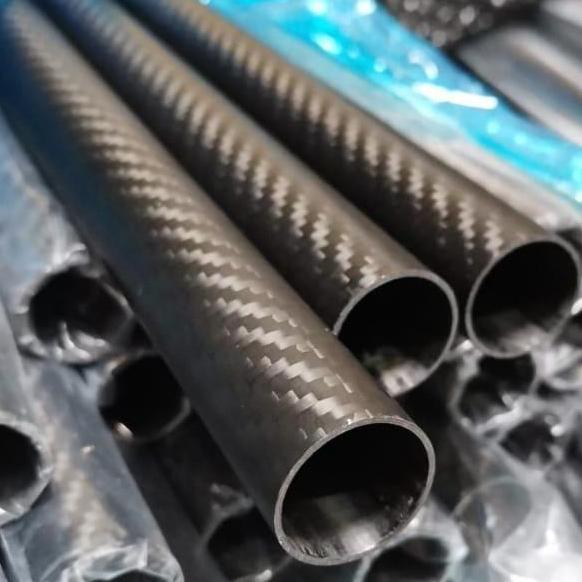 Wxyg- 60Cm Carbon Tube Pipa Karbon Diameter Od 22Mm Id 20Mm 3K 22X20Mm Dof