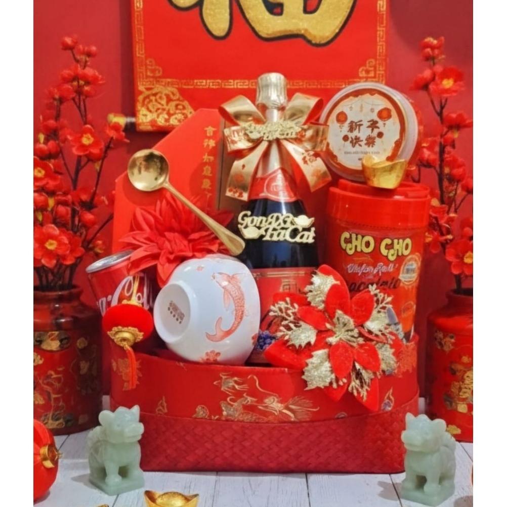 hampers imlek premium/parcel imlek mewah /parcel tahun baru china/hampers chinese new year mewah pre
