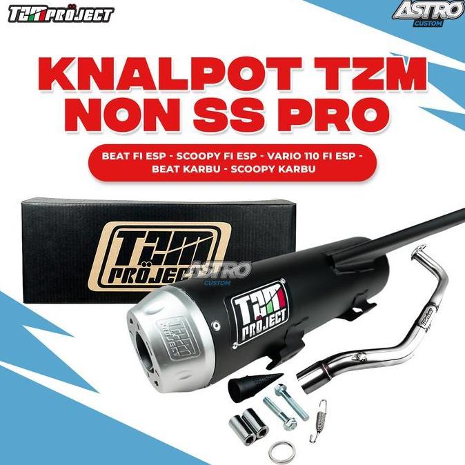 Tzm Knalpot Project Beat Fi Esp Scoopy Fi Esp Std Non Ss Pro Full Pack Silincer Racing