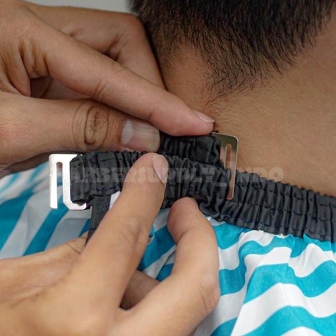 Kain Kep Kip Barber Cape Barber Salon Motif